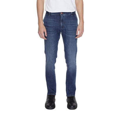 Jeckerson Blue Cotton Jeans &amp; Pant