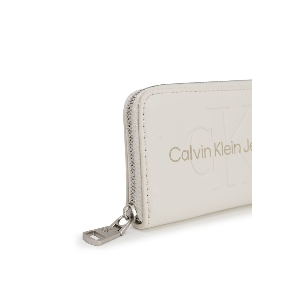 Calvin Klein Jeans Beige Polyethylene Wallet