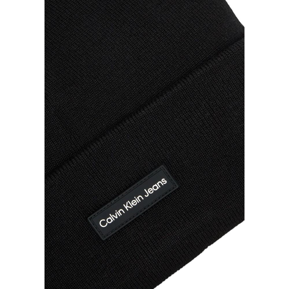 Calvin Klein Black Recycled Polyester Hats &amp; Cap