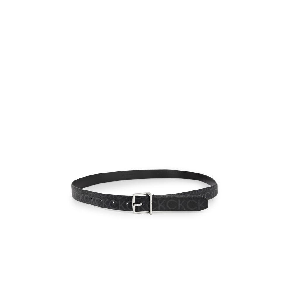 Calvin Klein Jeans Black Leather Belt