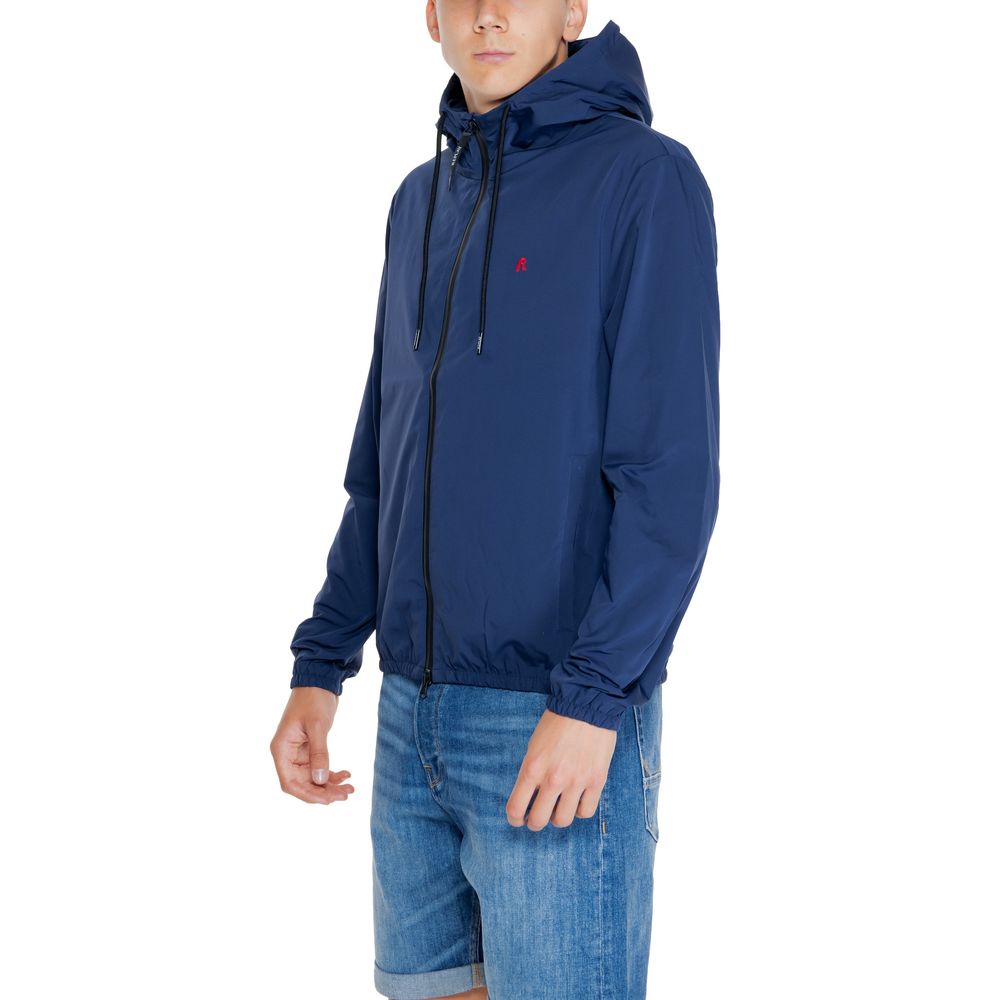 Replay Blue Polyamide Jacket