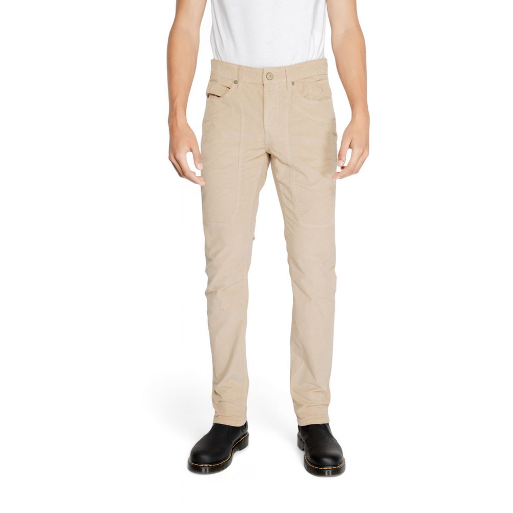 Jeckerson Beige Cotton Jeans &amp; Pant