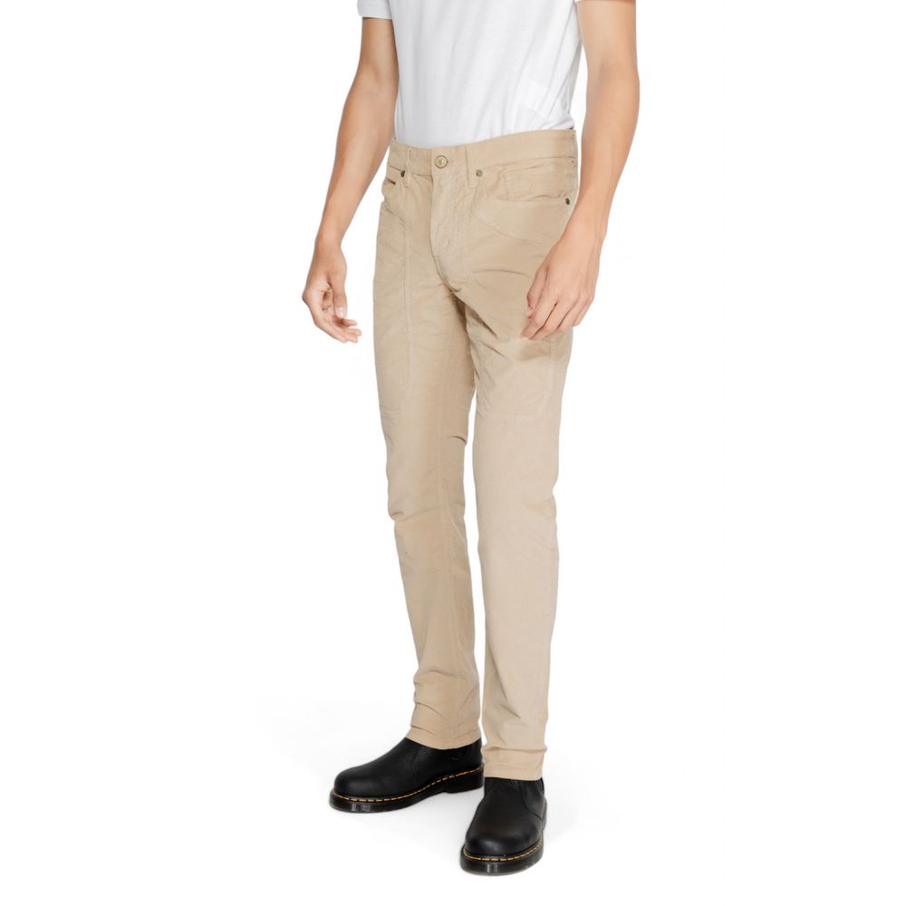 Jeckerson Beige Cotton Jeans &amp; Pant