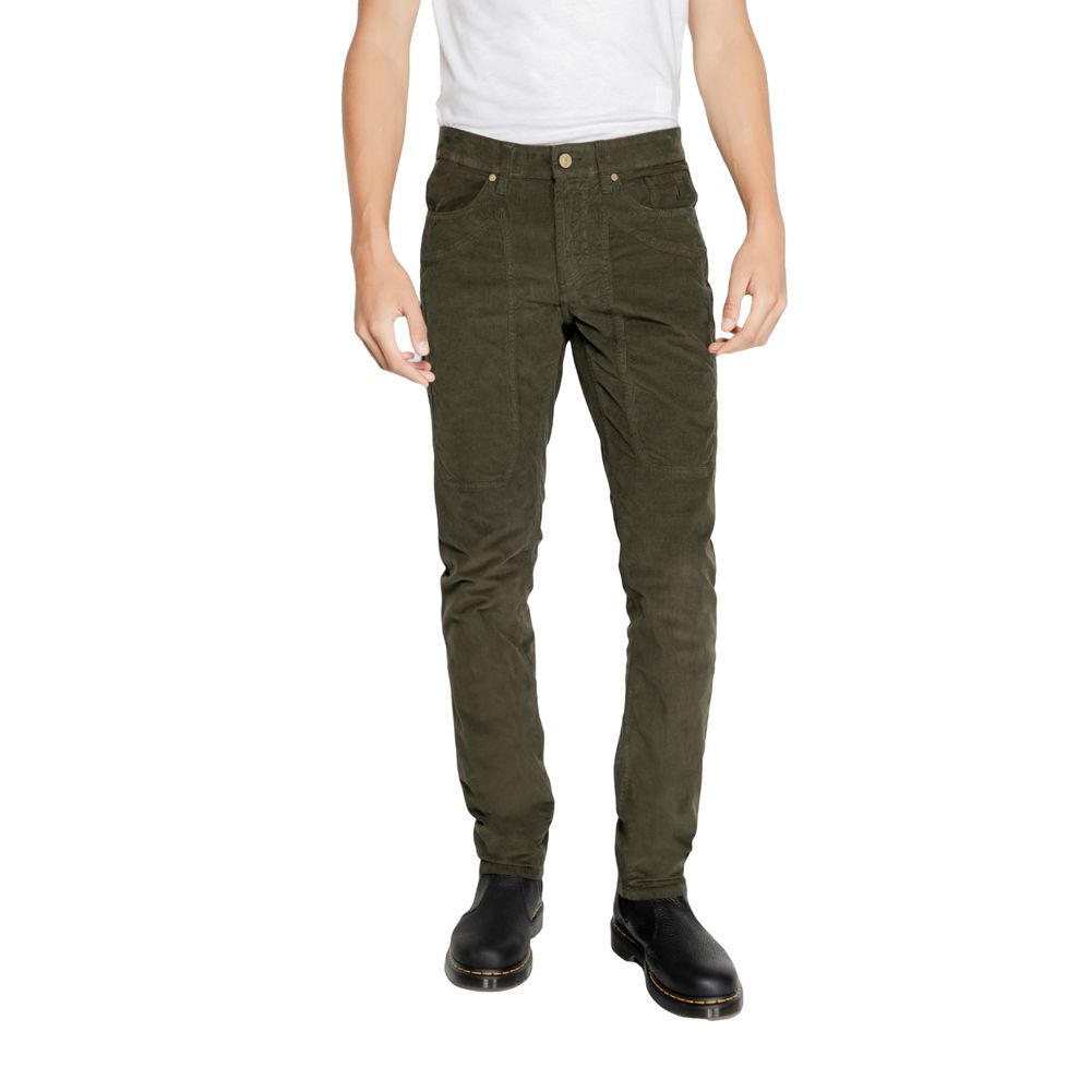 Jeckerson Green Cotton Jeans &amp; Pant