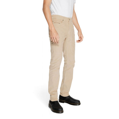 Jeckerson Beige Cotton Jeans &amp; Pant