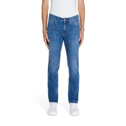 Jeckerson Blue Cotton Jeans &amp; Pant