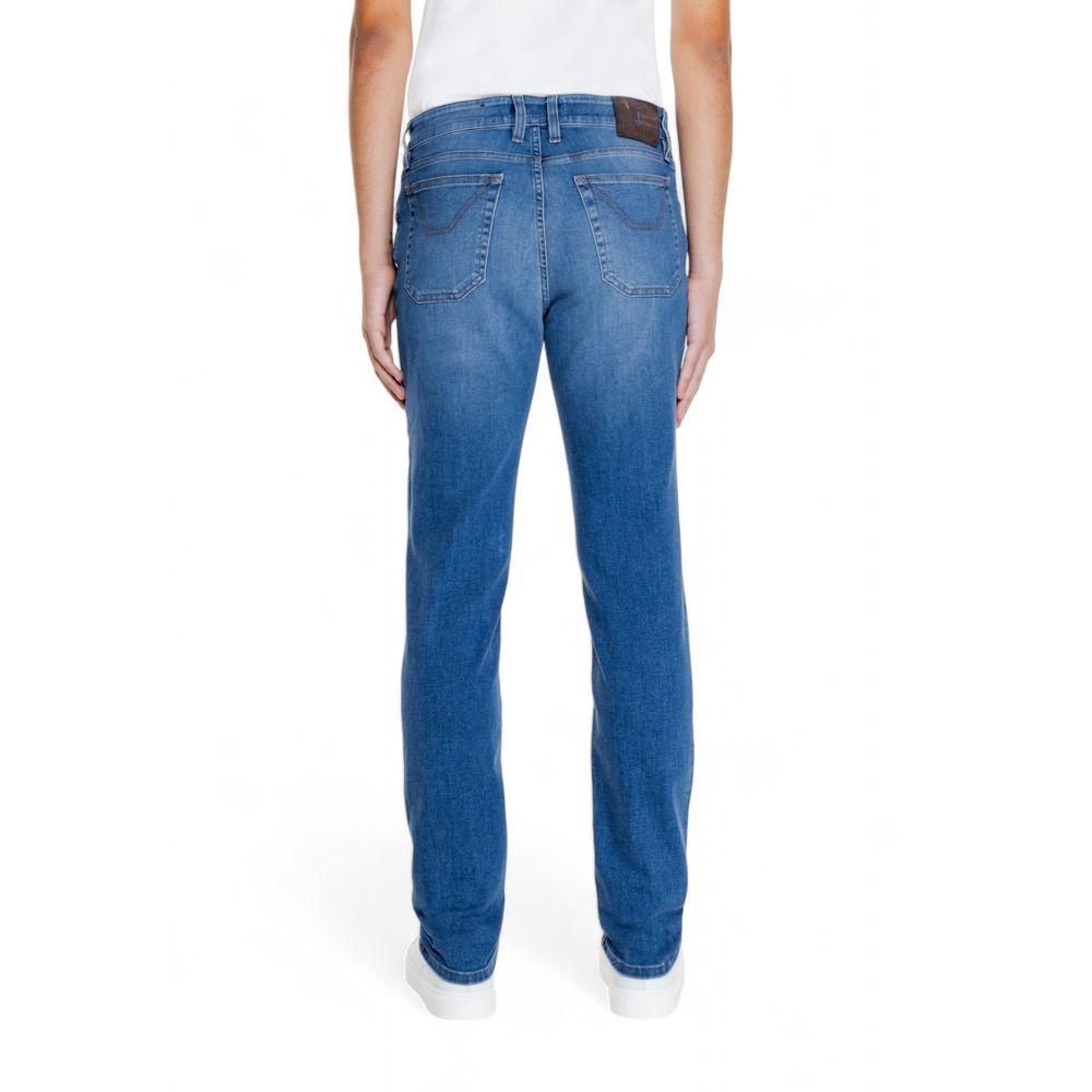 Jeckerson Blue Cotton Jeans &amp; Pant