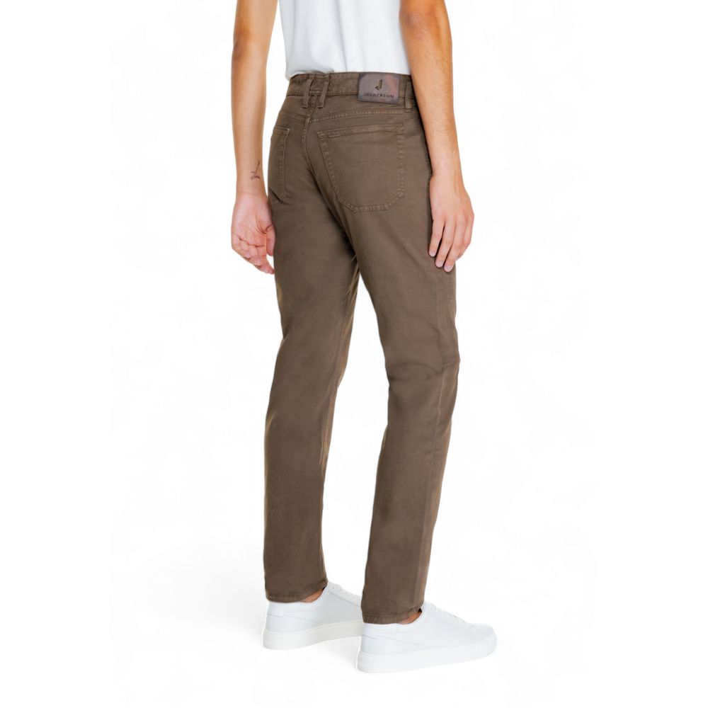 Jeckerson Brown Cotton Jeans &amp; Pant