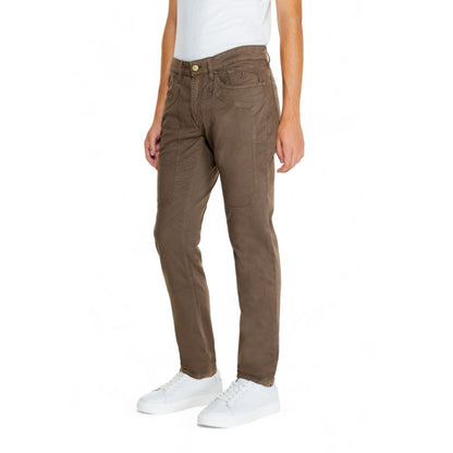 Jeckerson Brown Cotton Jeans &amp; Pant