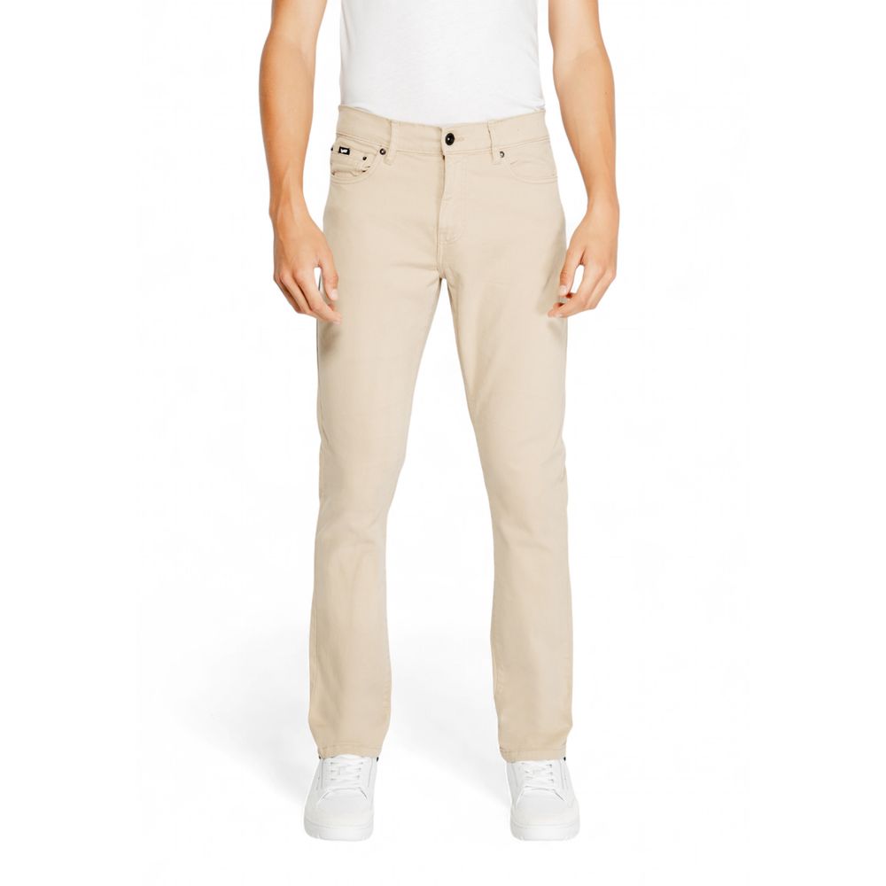 Gas Beige Cotton Jeans &amp; Pant