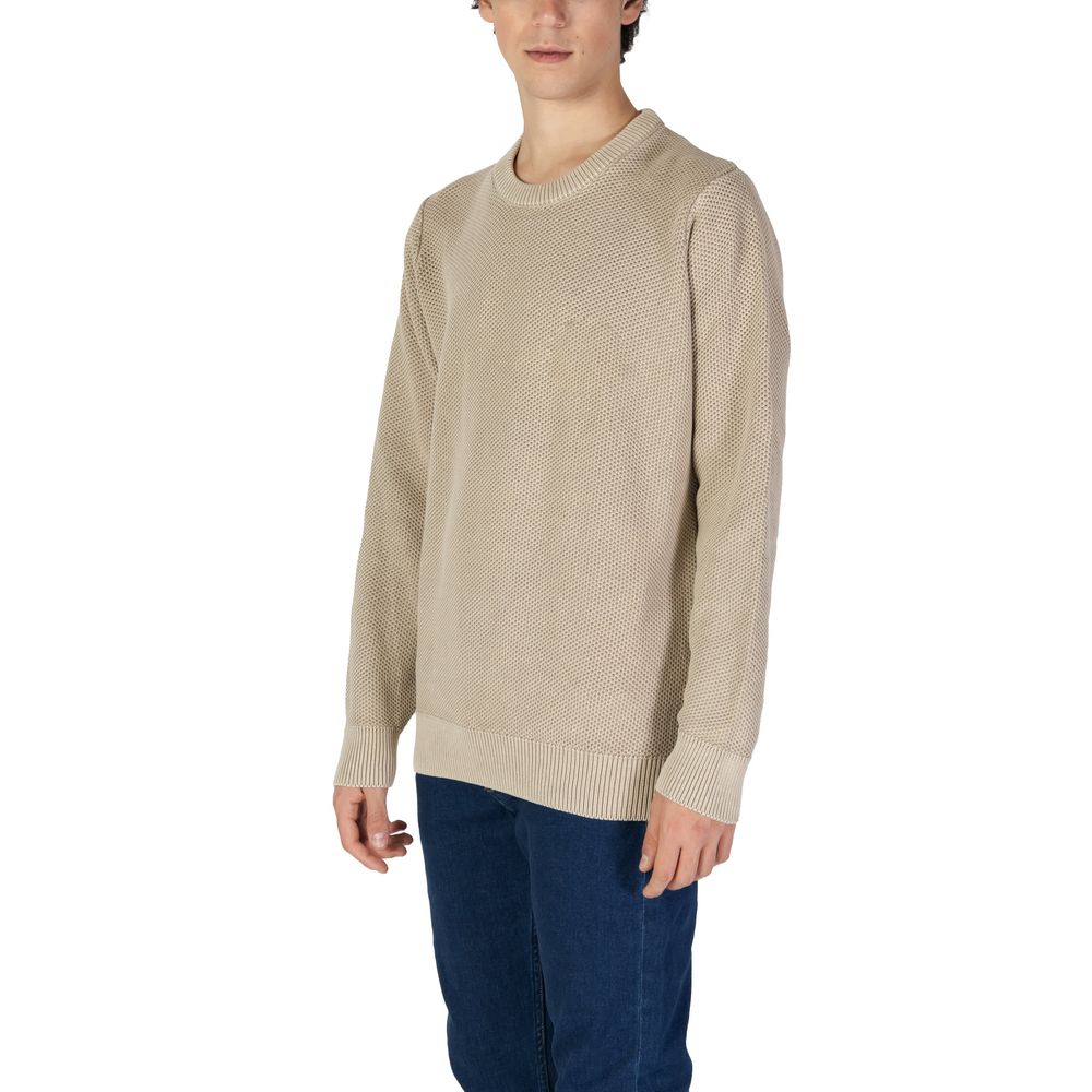 Gas Beige Cotton Sweater