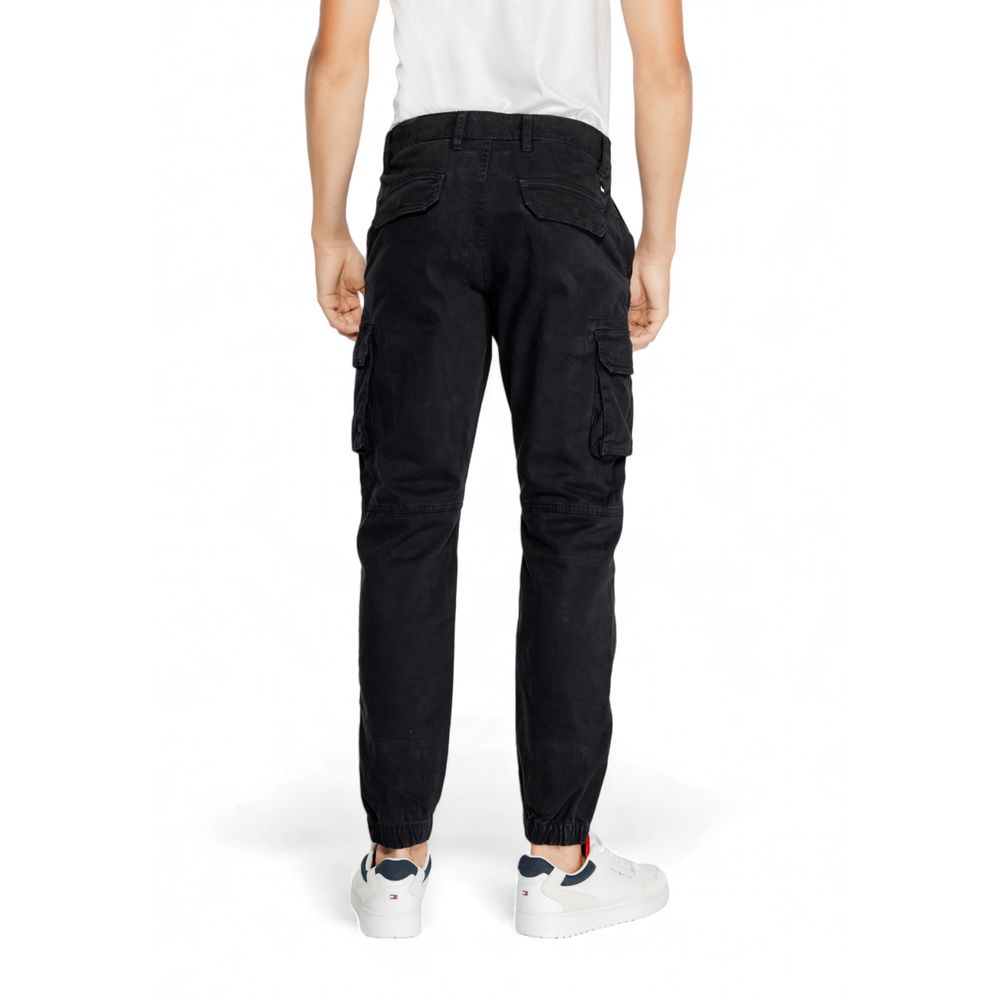 Gas Black Cotton Jeans &amp; Pant