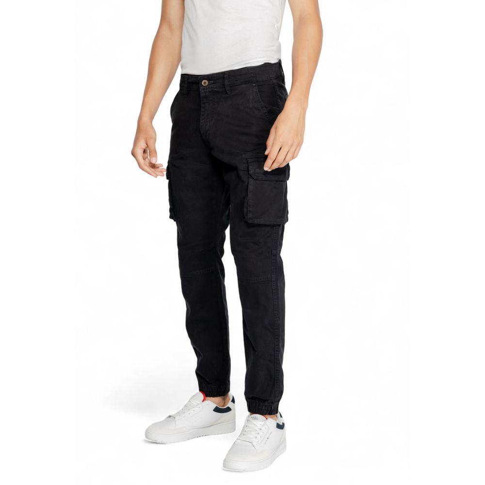 Gas Black Cotton Jeans &amp; Pant