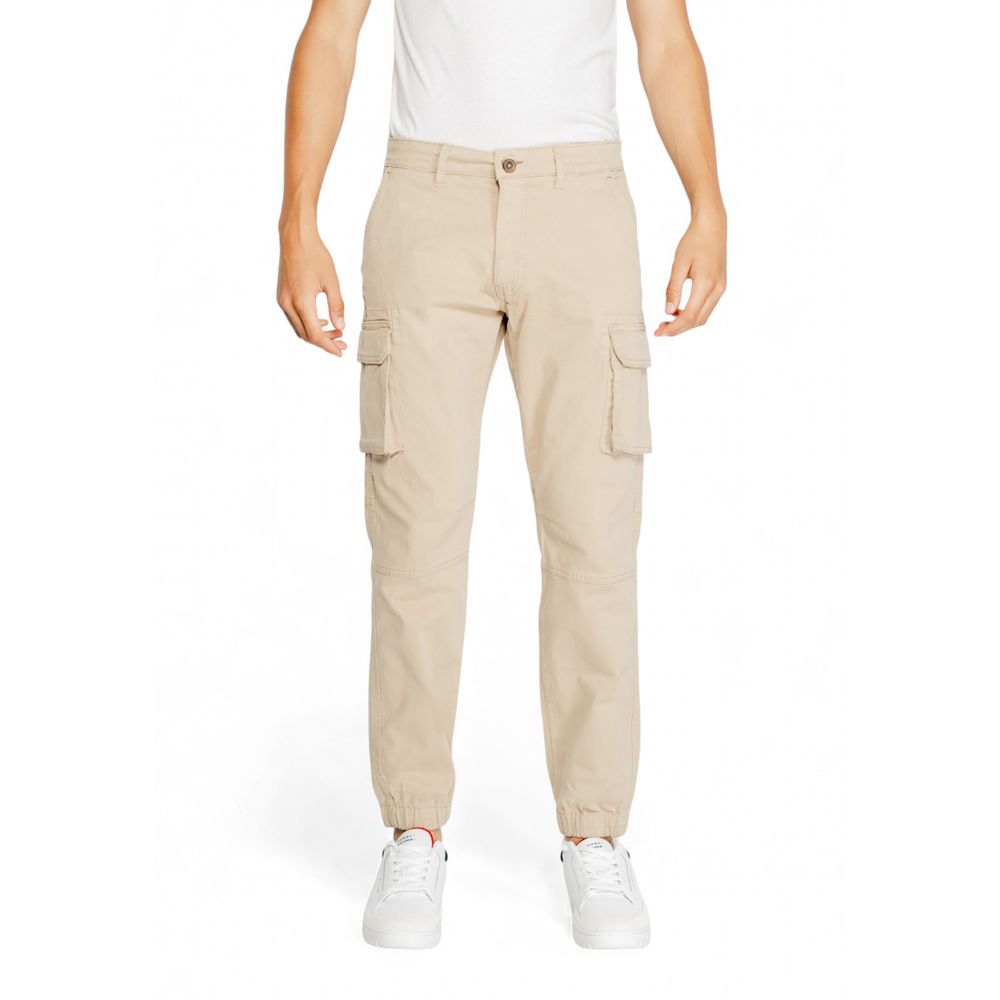 Gas Beige Cotton Jeans &amp; Pant