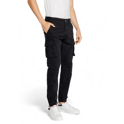 Gas Black Cotton Jeans &amp; Pant