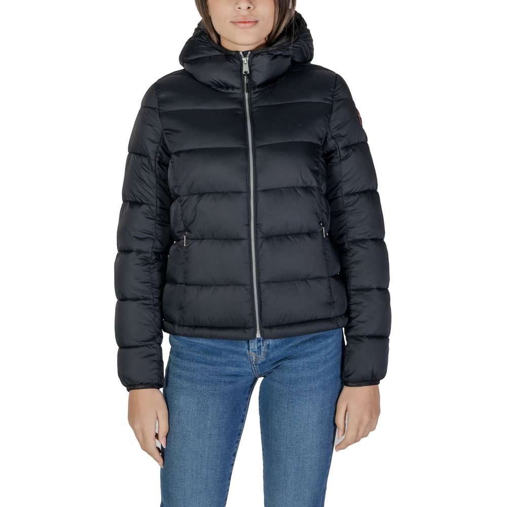 Napapijri Black Polyamide Jackets &amp; Coat