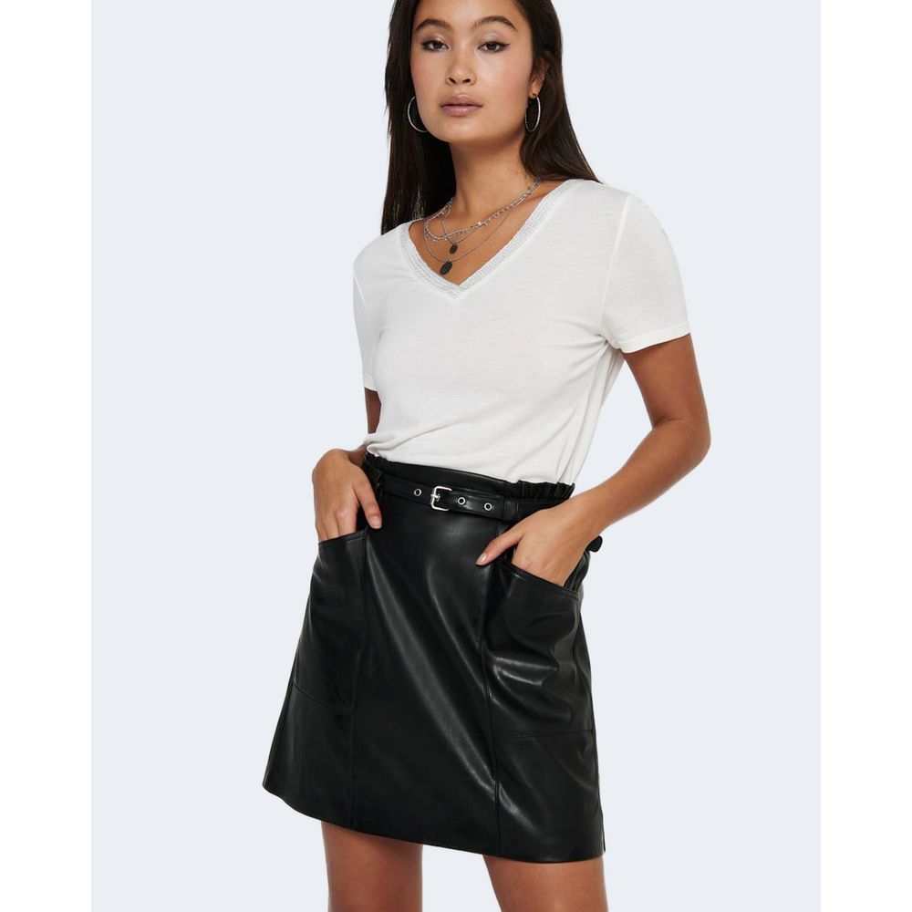 Only Black Polyester Skirt