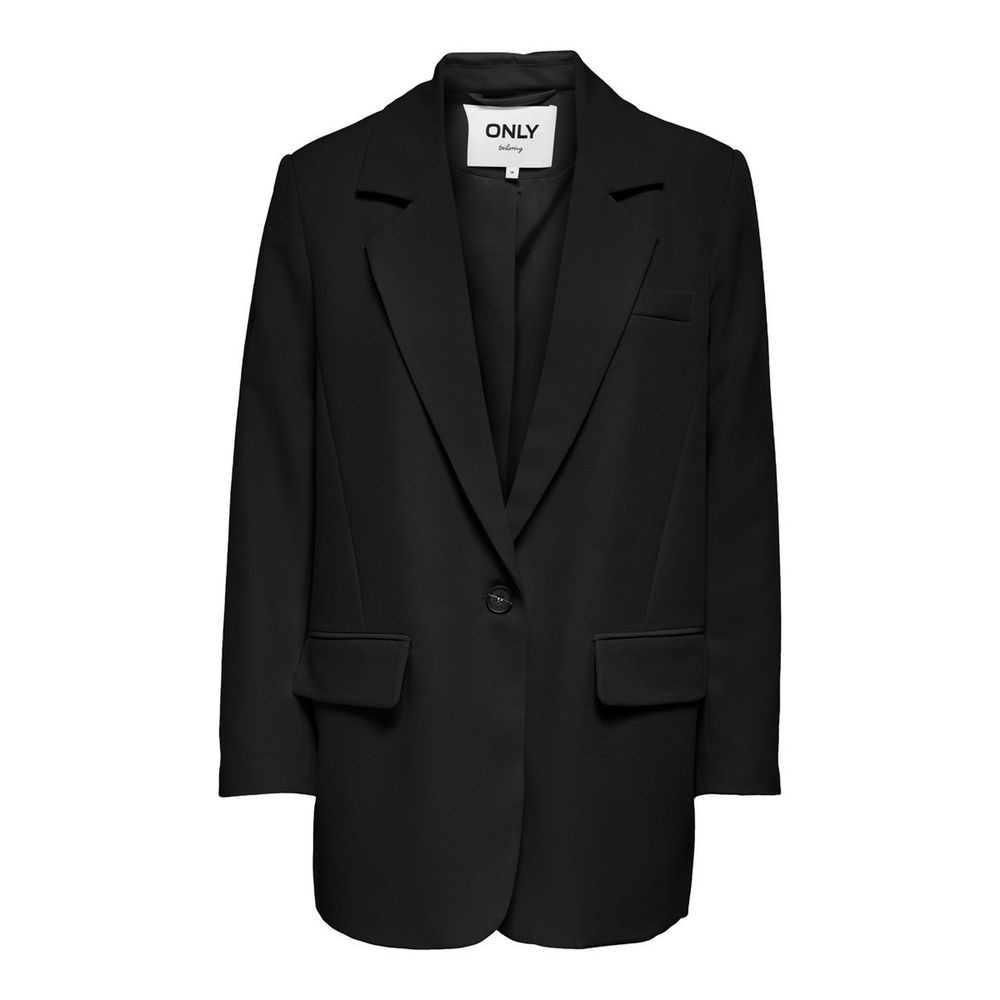 Only Black Polyester Suits &amp; Blazer