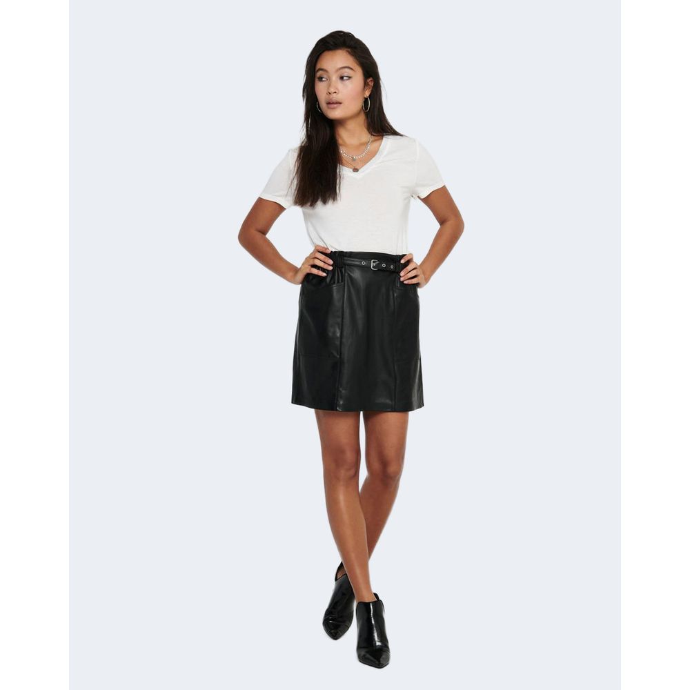 Only Black Polyester Skirt