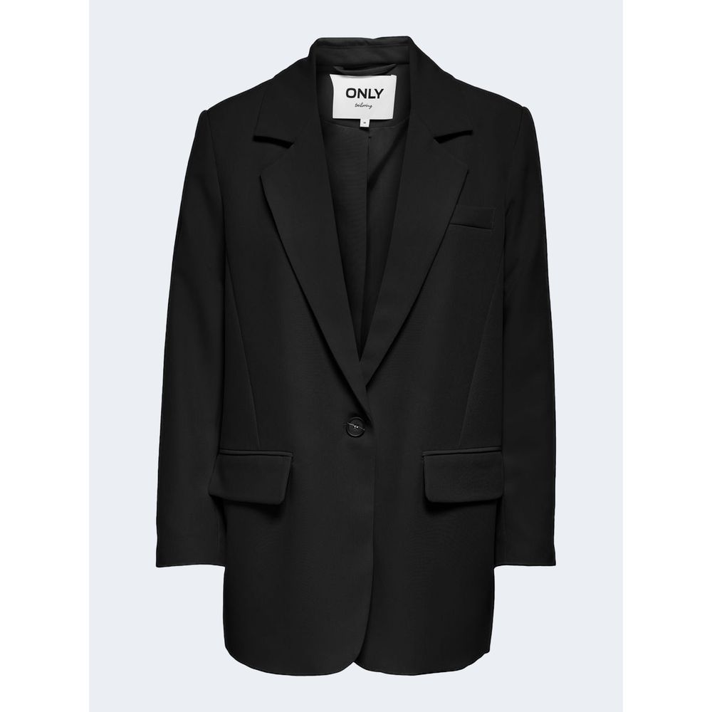 Only Black Polyester Suits &amp; Blazer