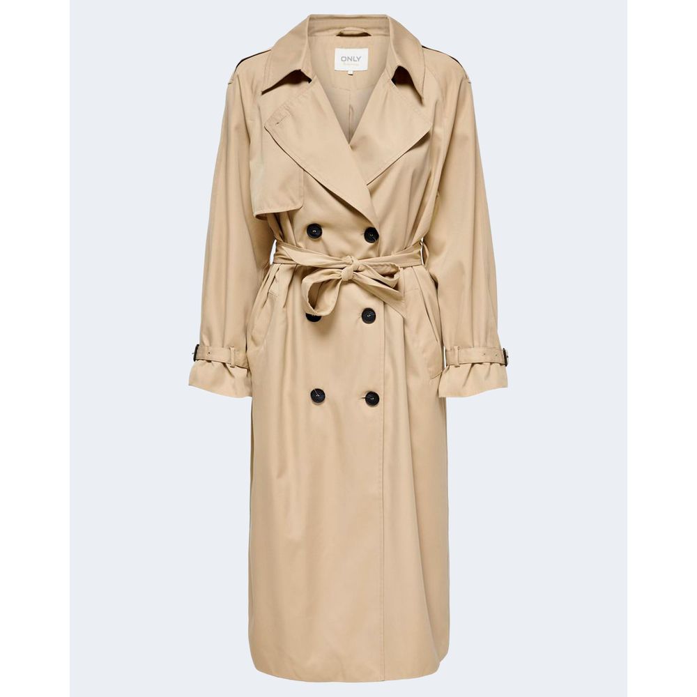 Only Beige Polyester Jackets &amp; Coat