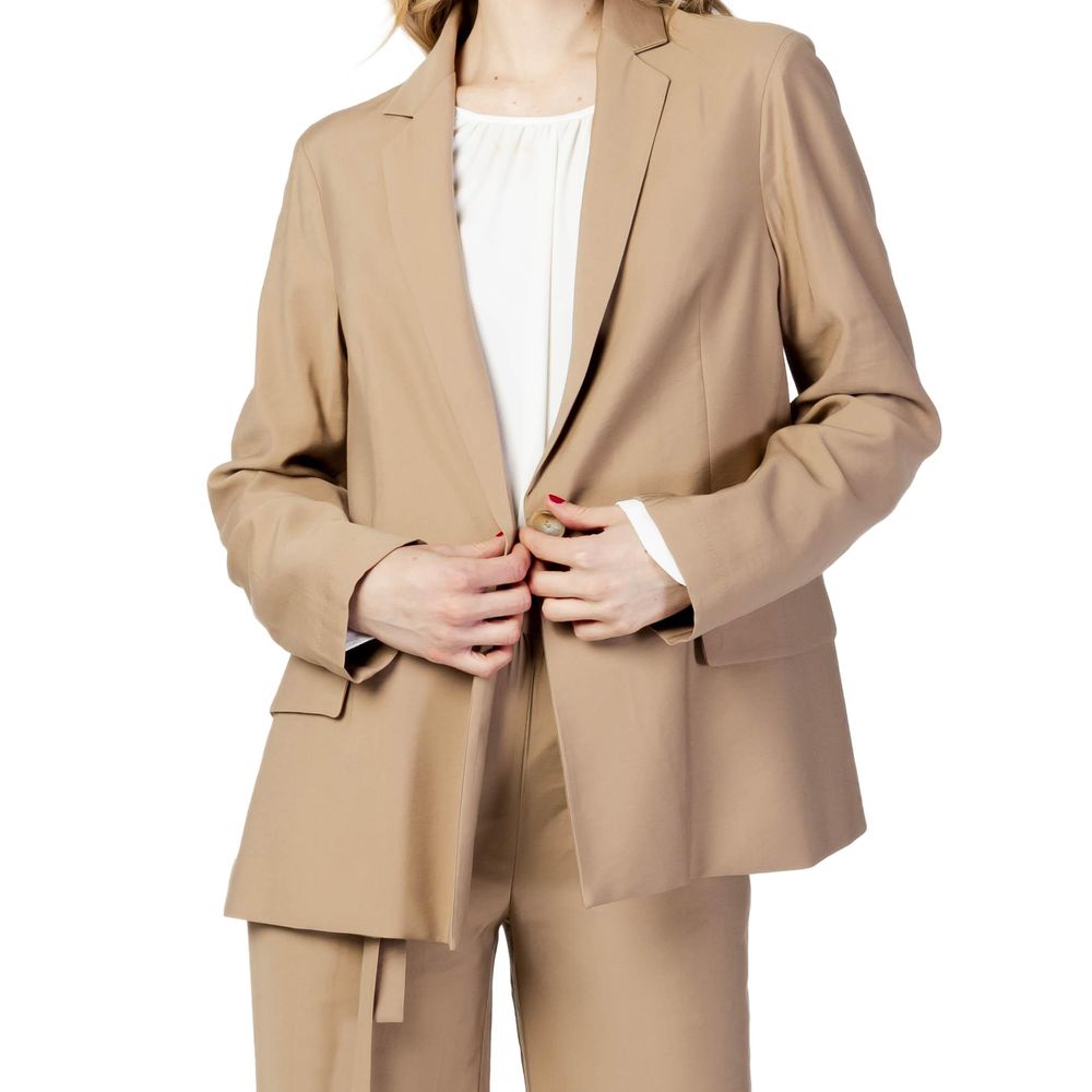 Sandro Ferrone Beige Cotton Suits &amp; Blazer