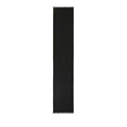 Calvin Klein Black Wool Scarf