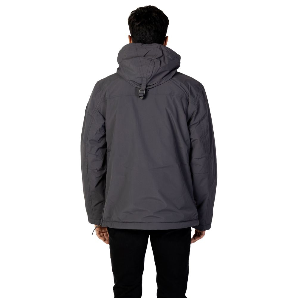 Napapijri Gray Nylon Jacket