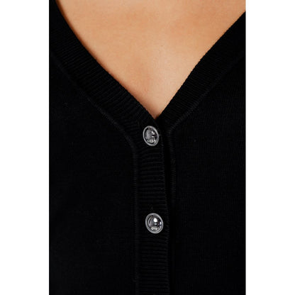 Guess Black Viscose Cardigan