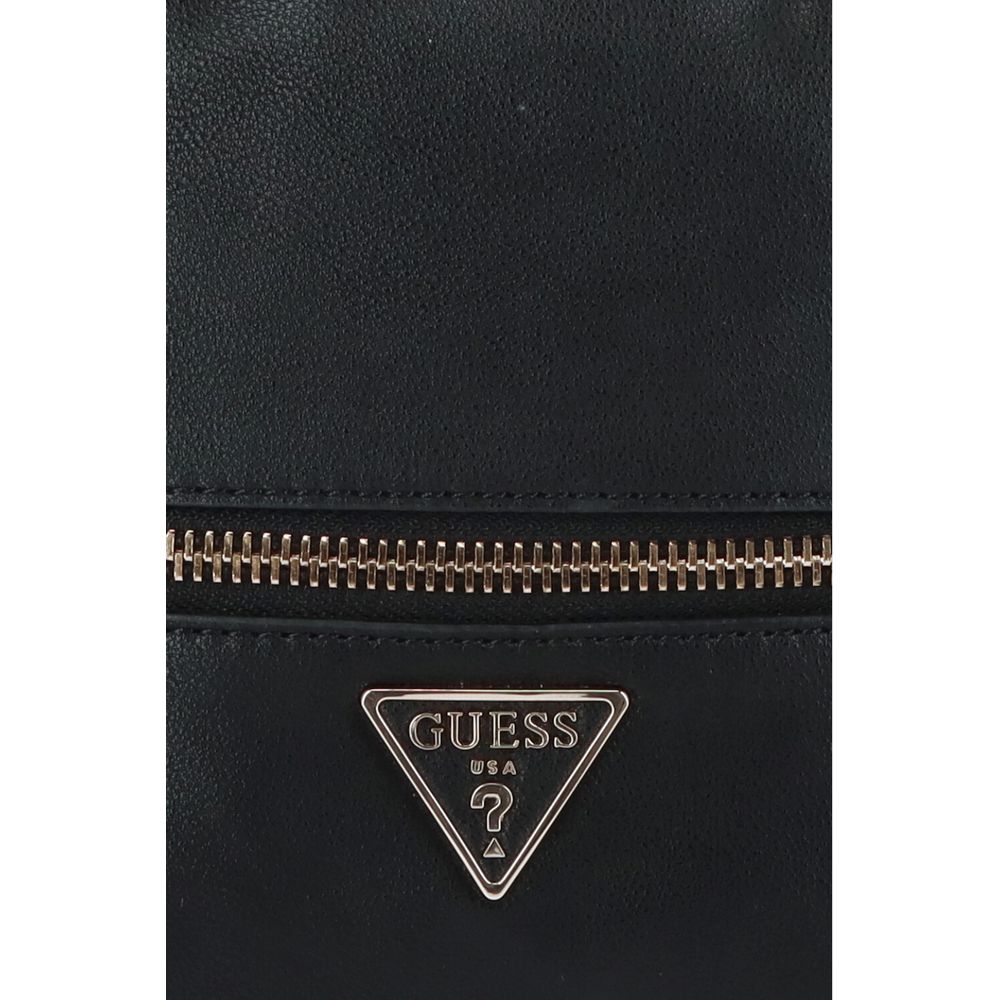 Guess Black Synthetic Leather Backpack