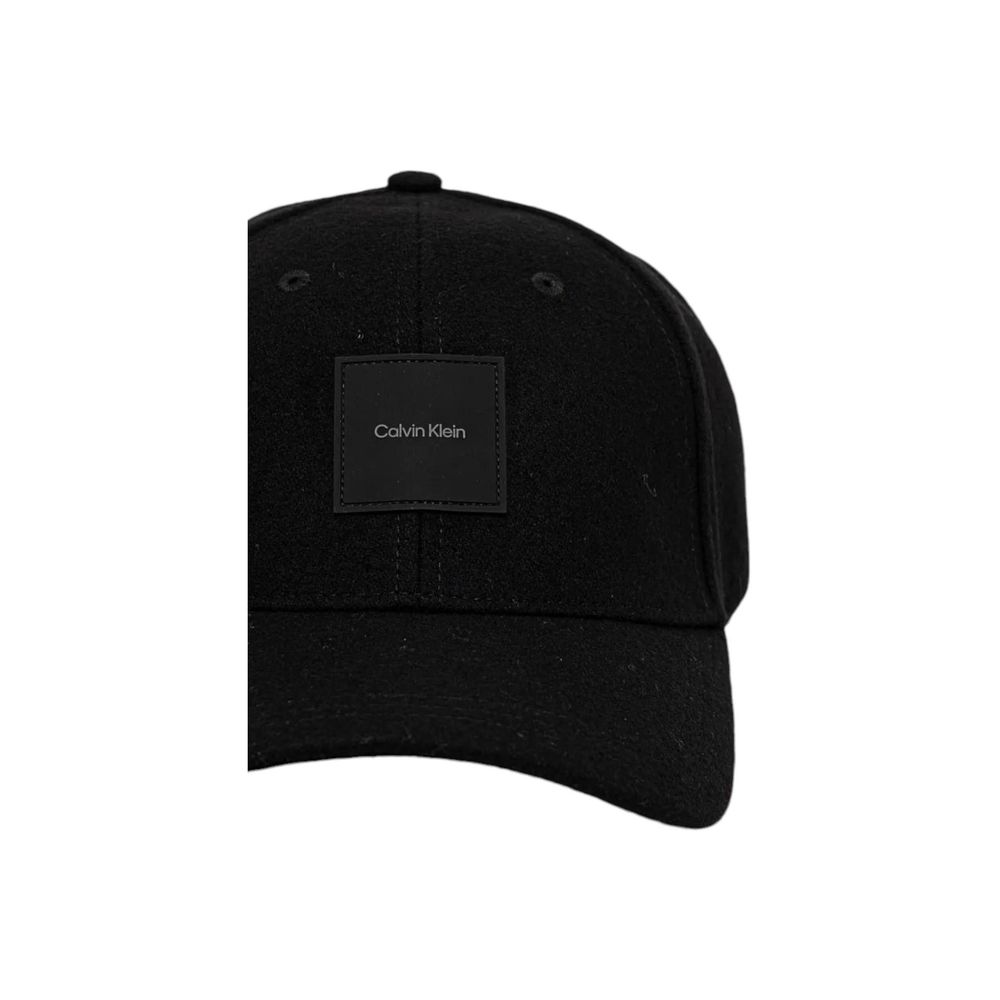 Calvin Klein Black Wool Hats &amp; Cap