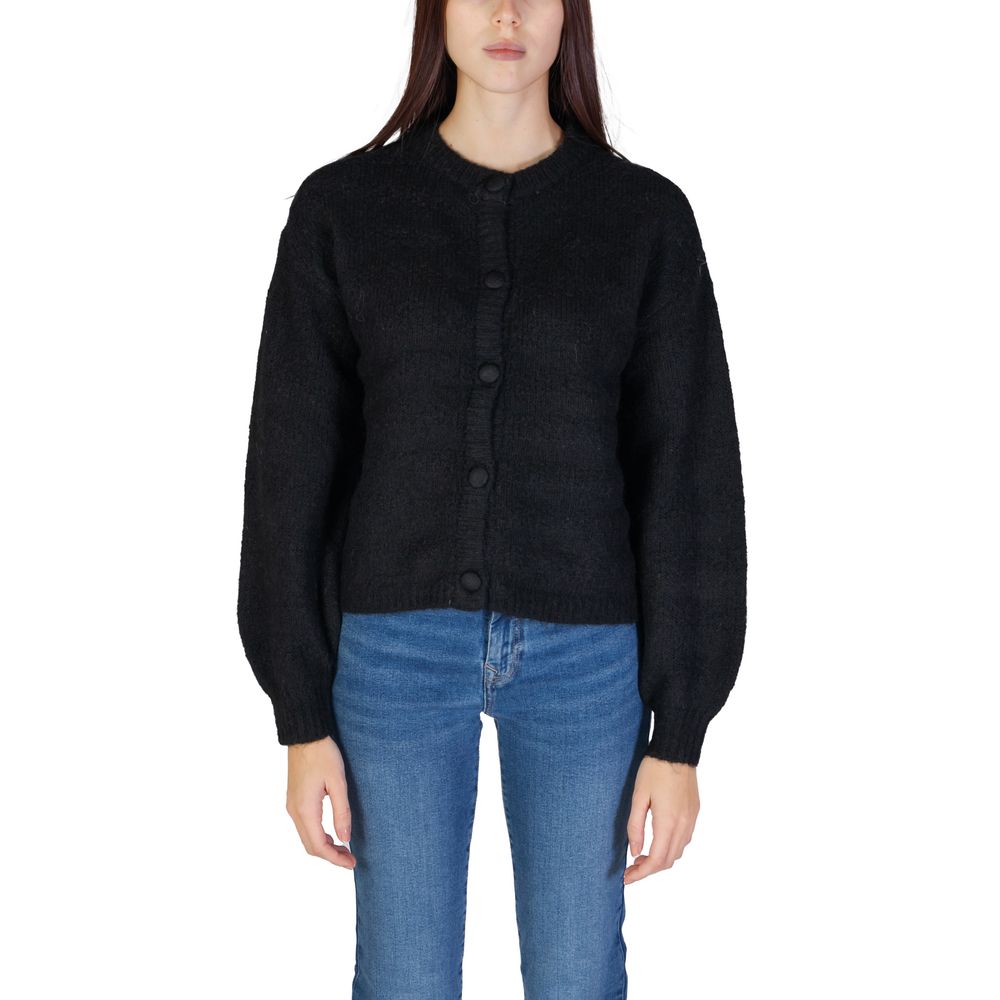 Only Black Recycled Polyester Cardigan