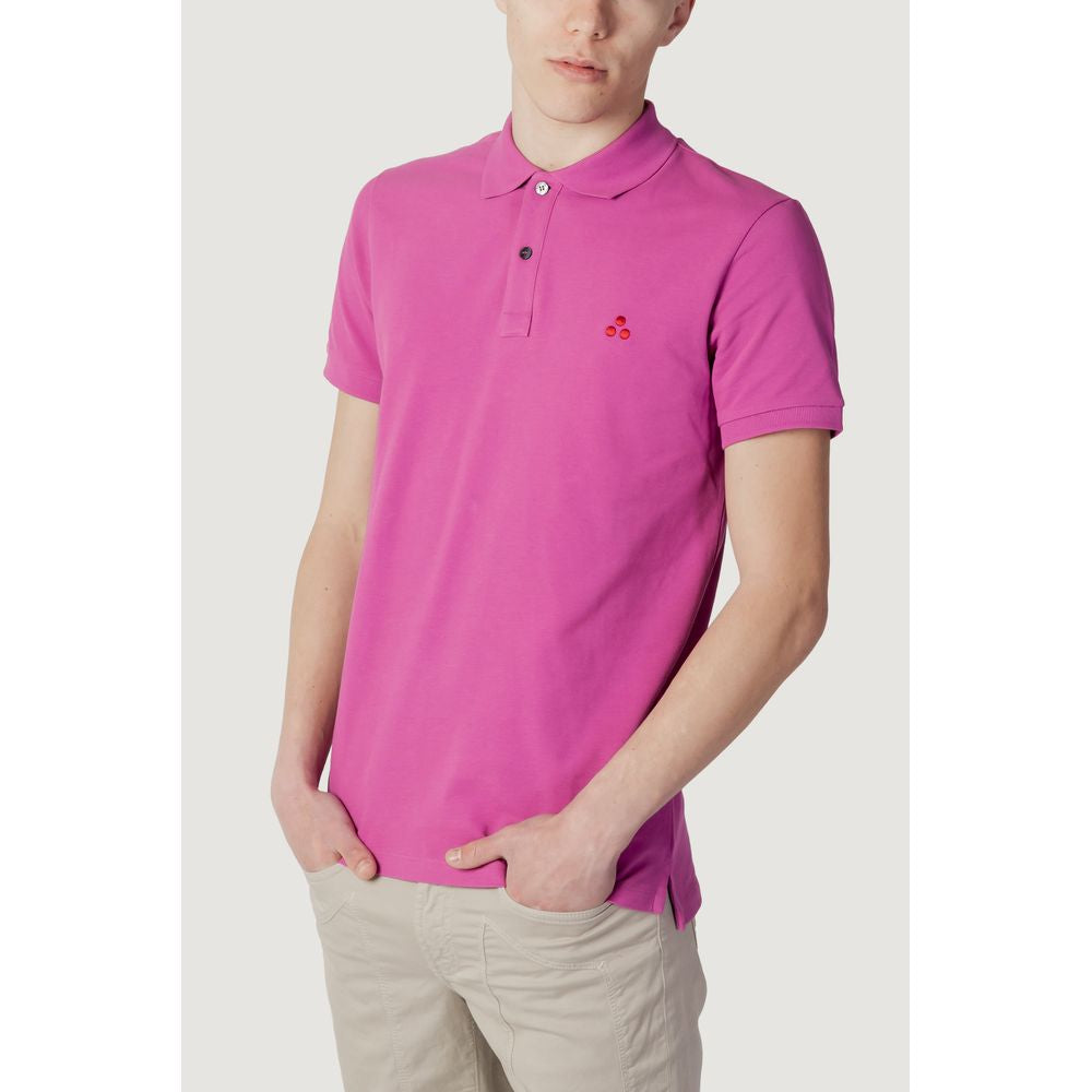 Peuterey Pink Cotton Polo Shirt