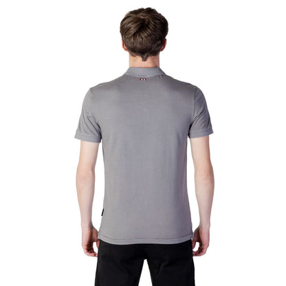 Napapijri Gray Cotton Polo Shirt