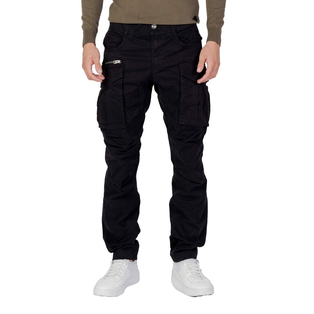 Replay Black Cotton Jeans &amp; Pant