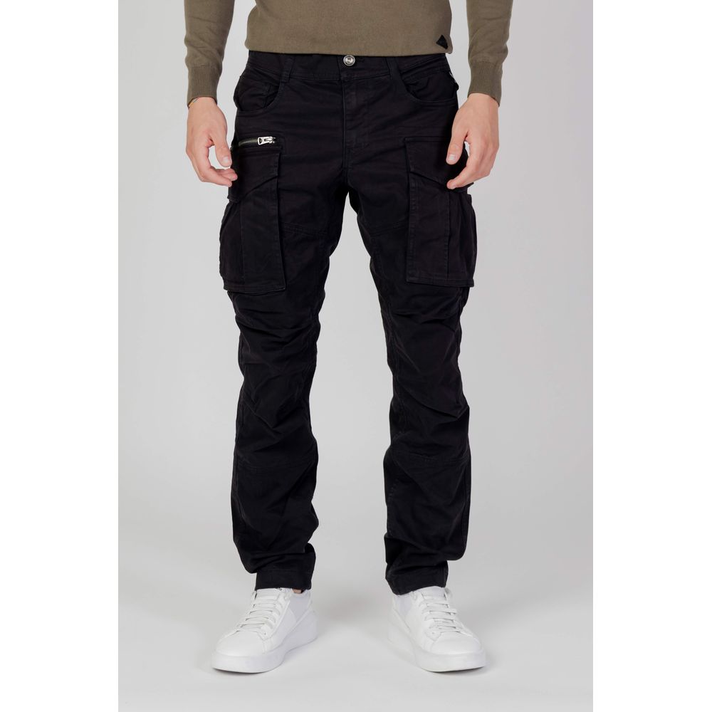 Replay Black Cotton Jeans &amp; Pant