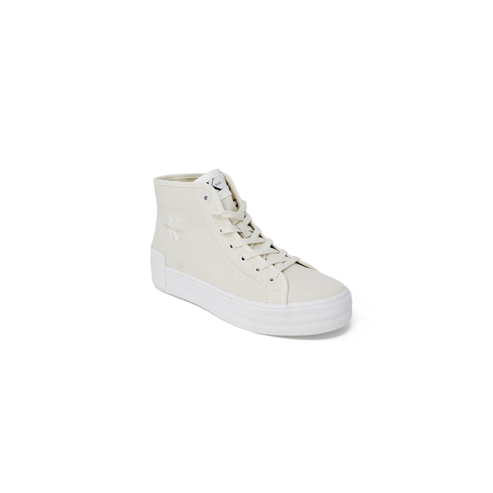 Calvin Klein Jeans Beige Recycled Cotton Sneaker