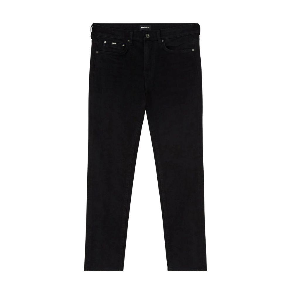 Gas Black Cotton Jeans &amp; Pant