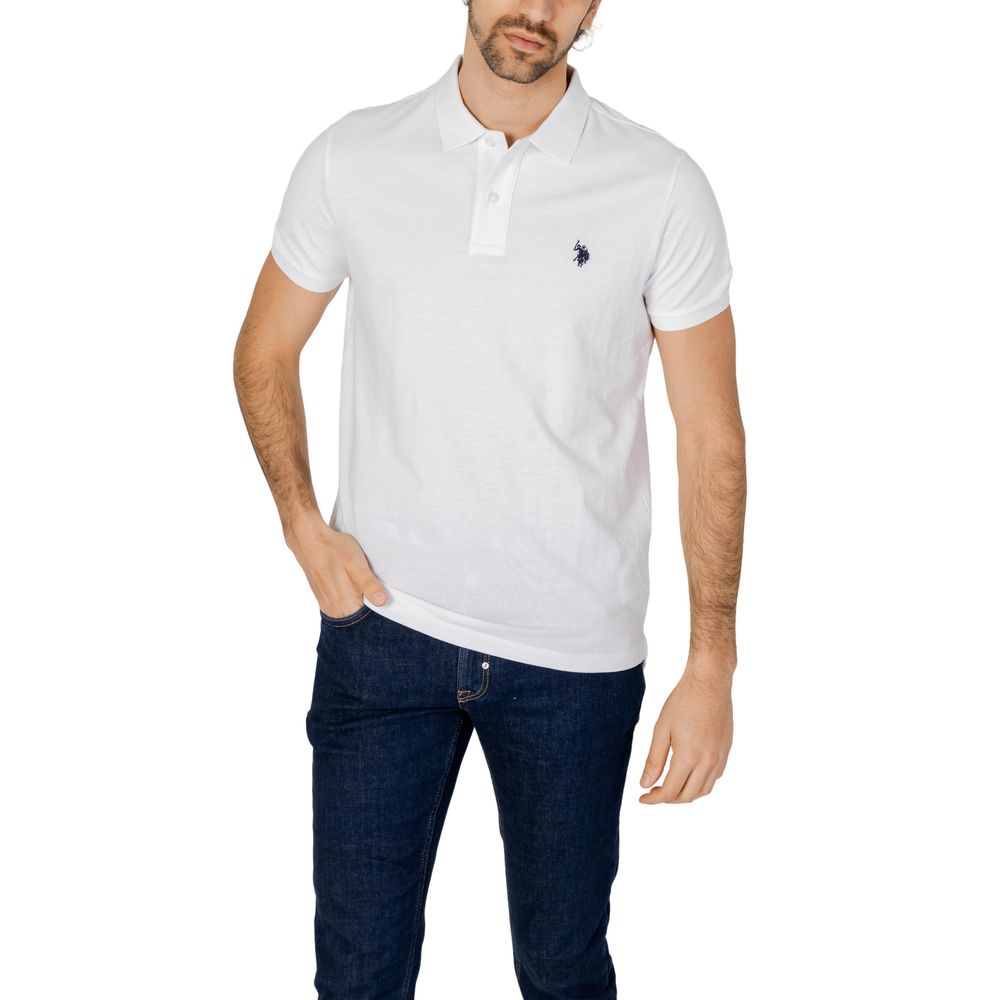 U.S. POLO ASSN. White Cotton Polo Shirt