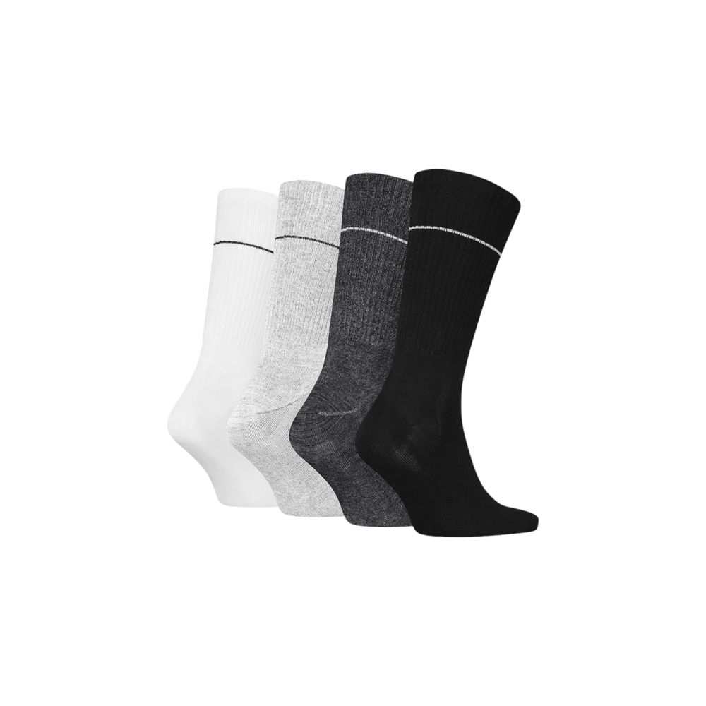 Calvin Klein Black And White Cotton Sock