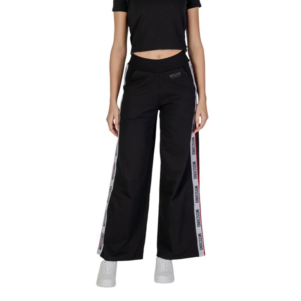 Moschino Black Cotton Jeans &amp; Pant