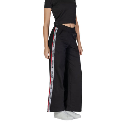 Moschino Black Cotton Jeans &amp; Pant