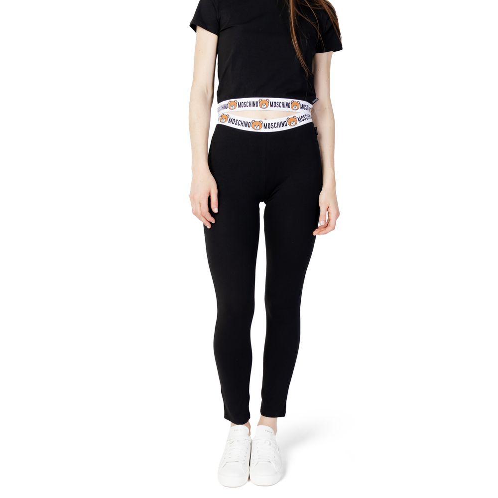 Moschino Black Cotton Jeans &amp; Pant