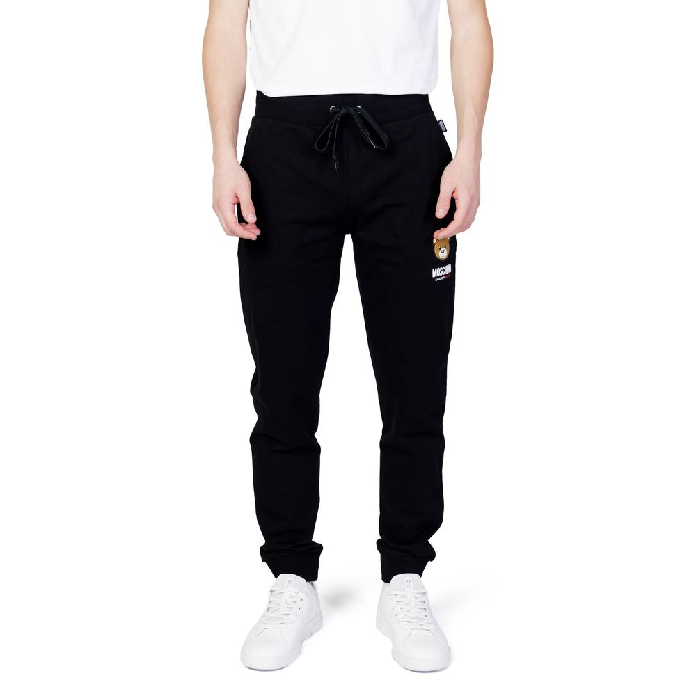 Moschino Black Cotton Jeans &amp; Pant