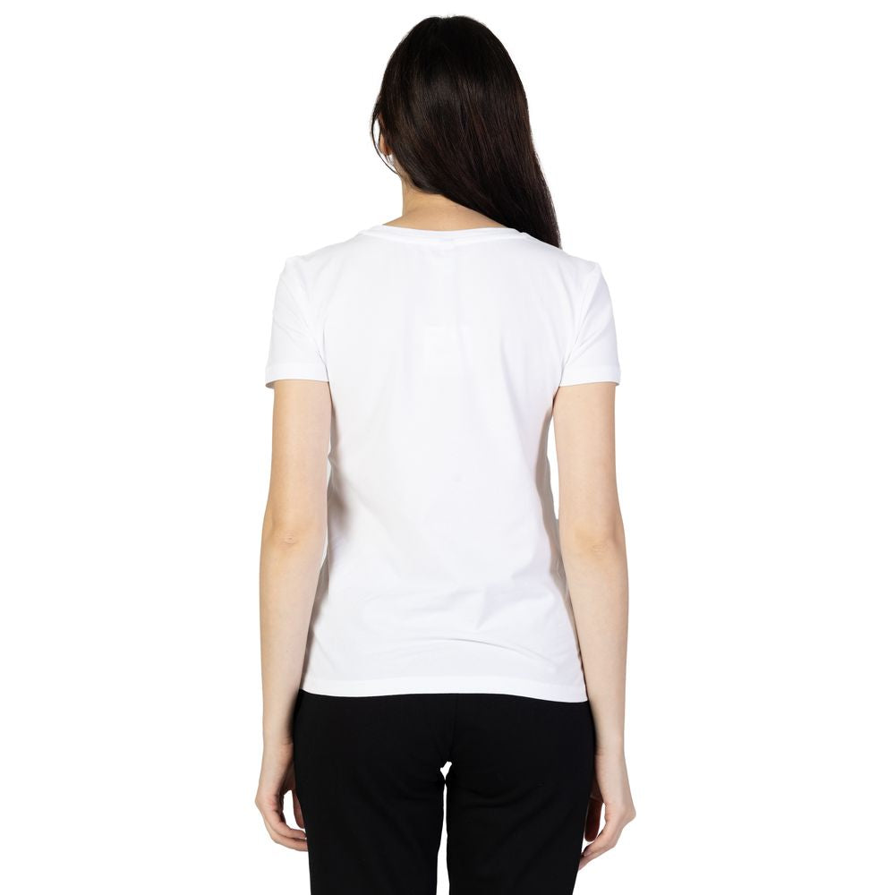 Moschino White Cotton Tops &amp; T-Shirt