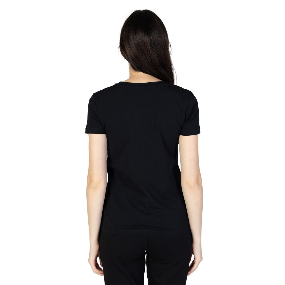 Moschino Black Cotton Tops &amp; T-Shirt