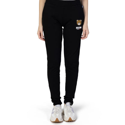 Moschino Black Cotton Jeans &amp; Pant