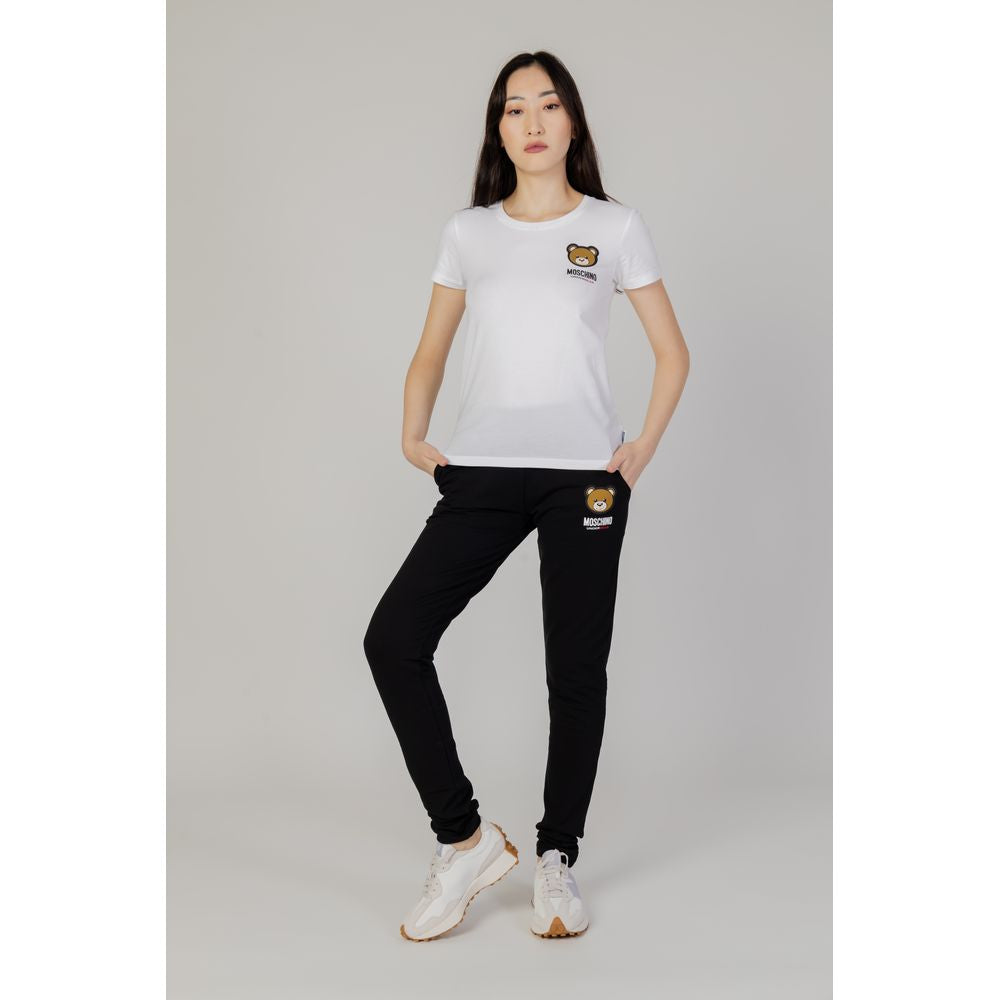 Moschino Black Cotton Jeans &amp; Pant