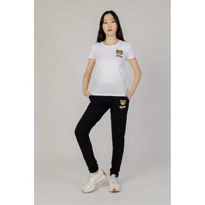 Moschino Black Cotton Jeans &amp; Pant