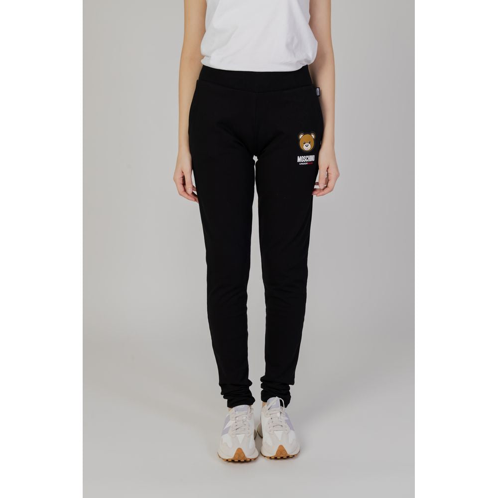 Moschino Black Cotton Jeans &amp; Pant